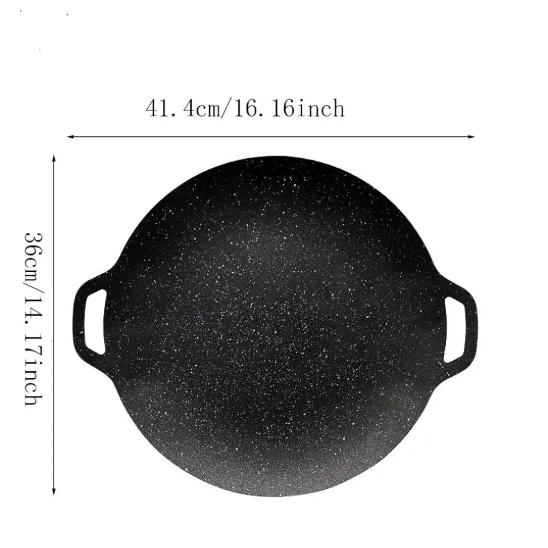 Nonstick Volcanic Stone Grill Pan | Universal | Compatible with Gas and Induction Stovetops